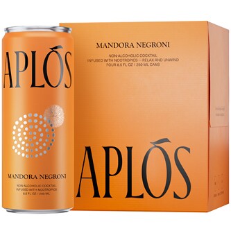 Aplós Non-Alcoholic Mandora Negroni, Cans